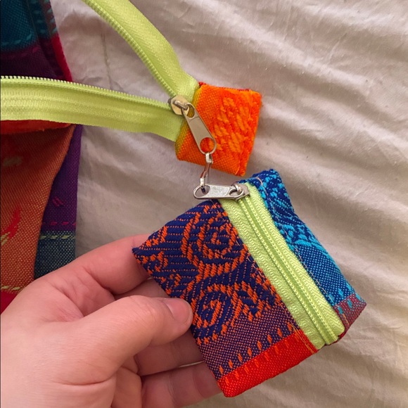 Colorful Tote Bag from Mexico - “Bucerias Riviera Nayarit” - Picture 4 of 12